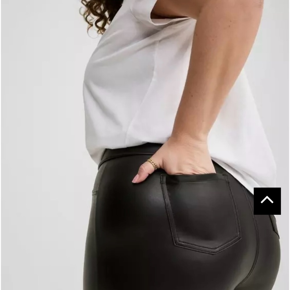 NWOT Torrid black full length faux leather legging Size 2 (2X 18-20)